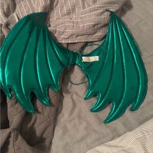 Green Dragon Wings Costume Accessory
